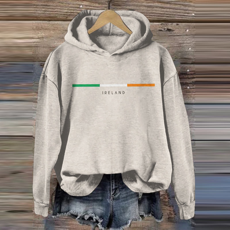 Comstylish Ireland Art Patterns Vintage Casual Hoodie