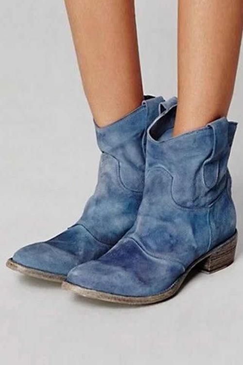 ER | Stivaletti in pelle scamosciata sostenuti