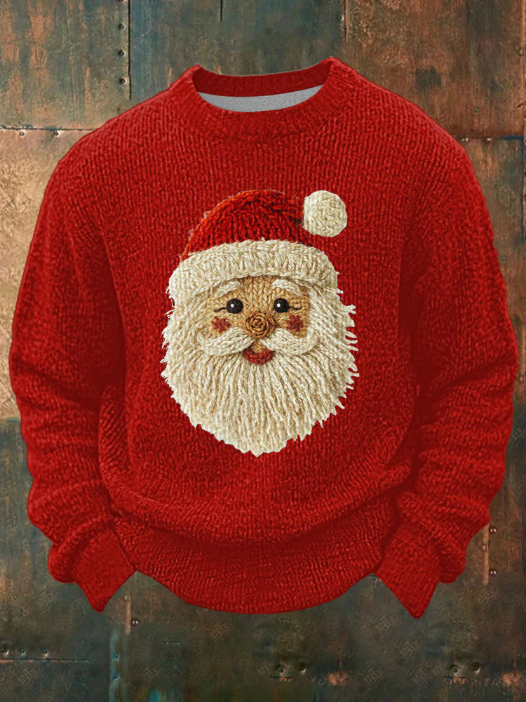 Men's Christmas Print Casual Sweater artswardrobe