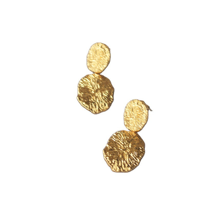 Argento Orecchino artigianale delicato