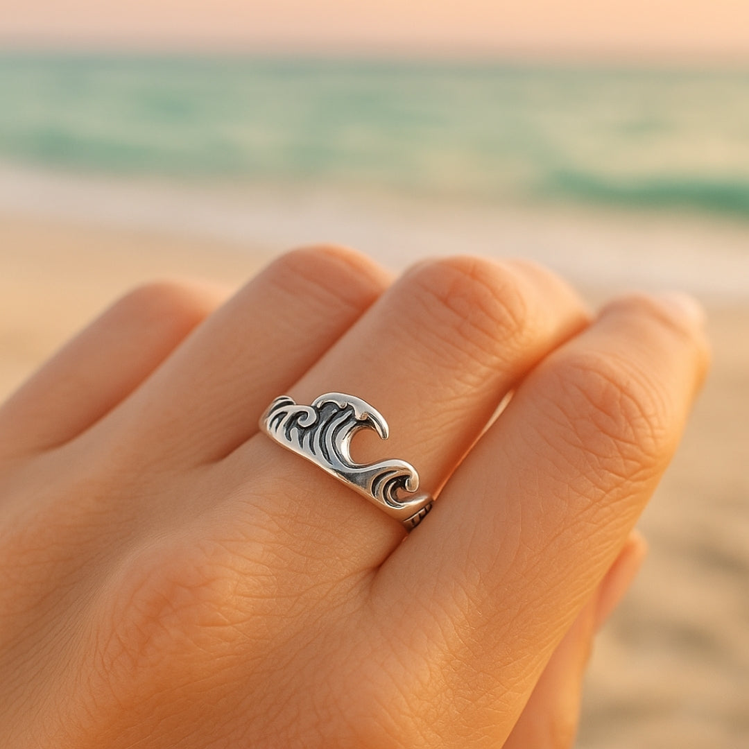 Argento Anello stupendo per uso quotidiano