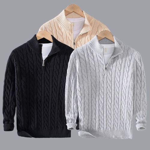 Maglione dal design curato