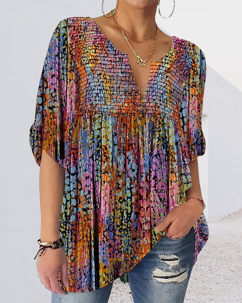 ER | Camicetta con scollo a V