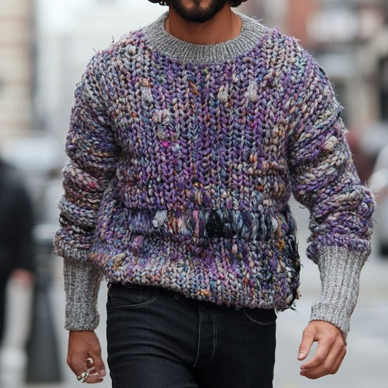 Fairman Warmth Island Jacquard Retro Pattern Cozy Sweater elevenforest