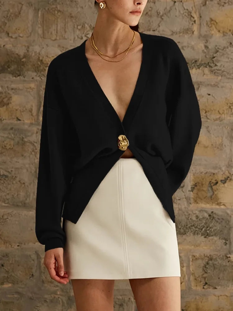 Maglione dal design curato