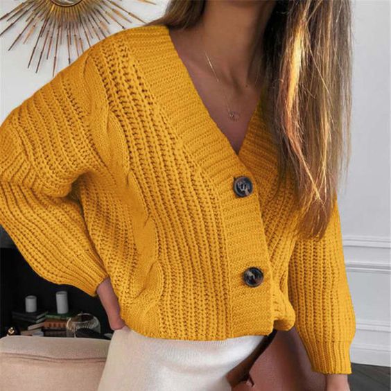 Maglione dal design curato