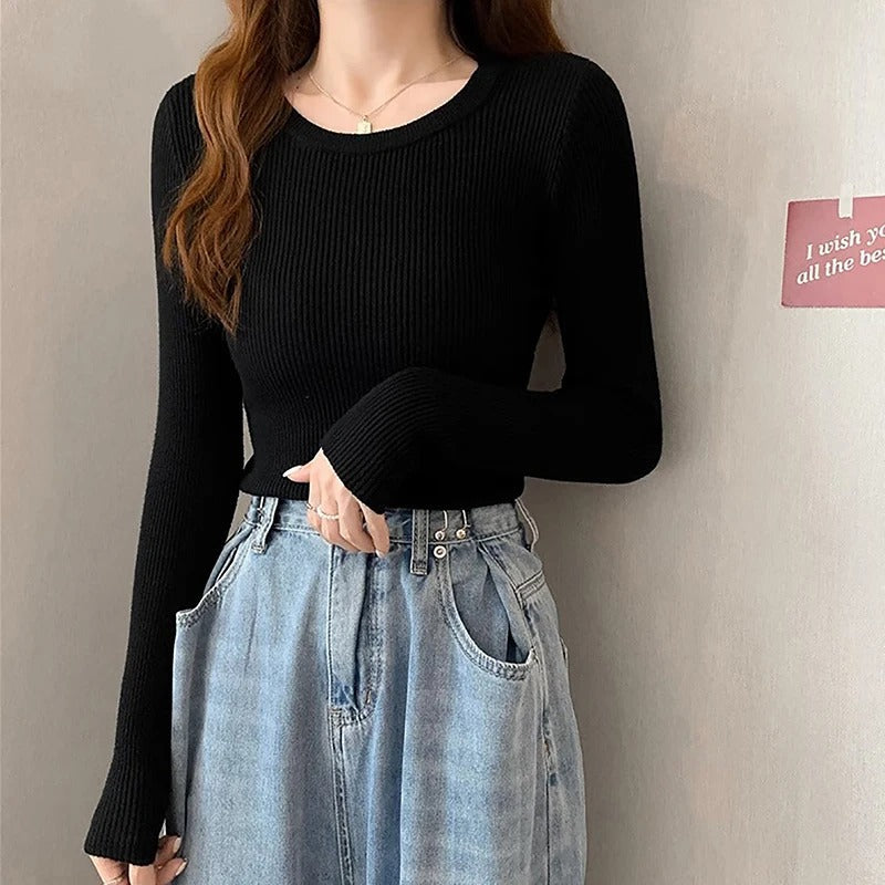 Maglione dal design curato