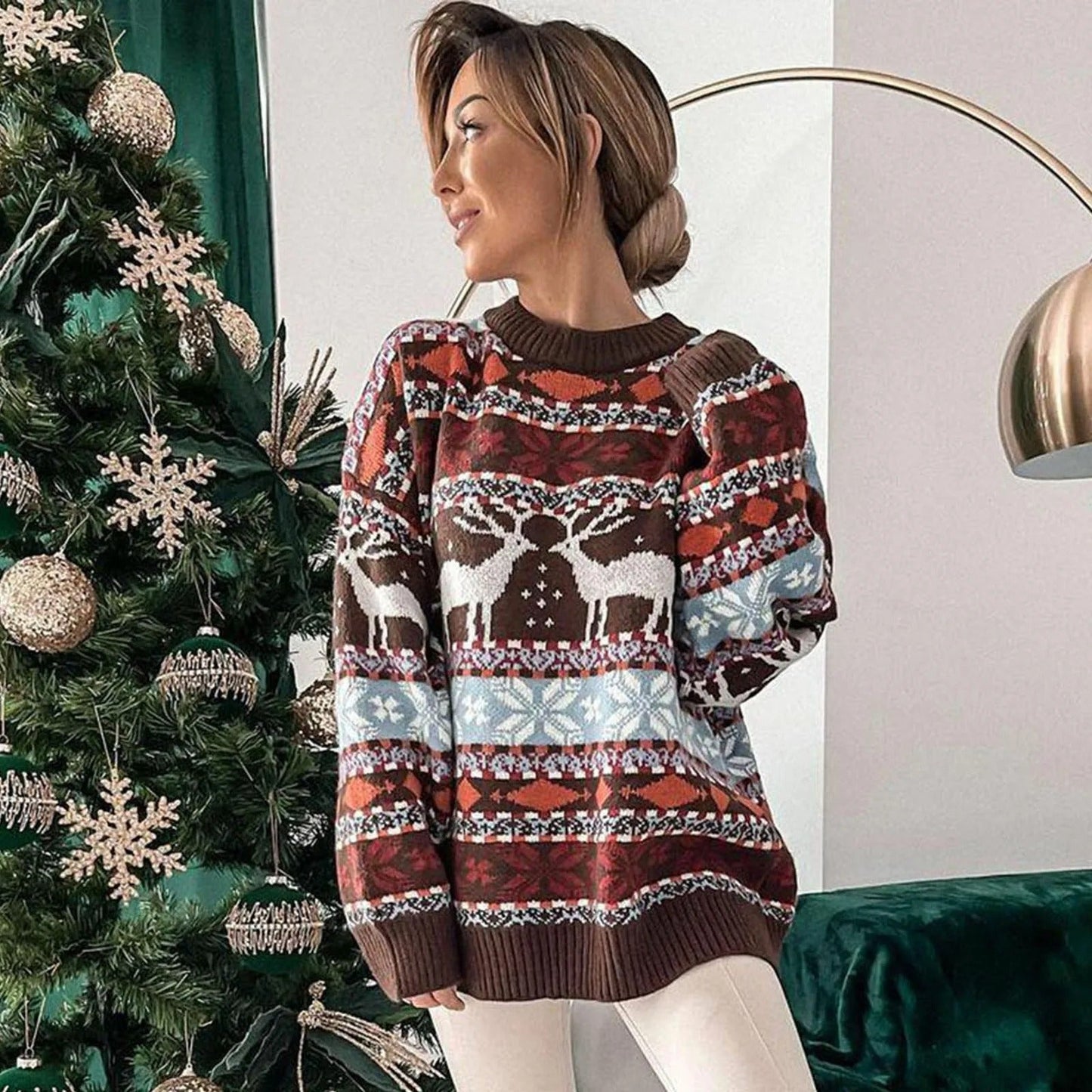 Maglione dal design curato