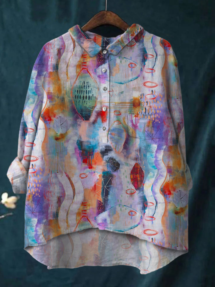 Women's Colorful Printed Shirt