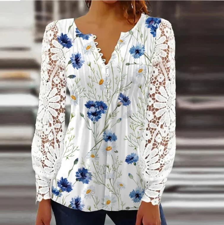 Lace Sleeve Bottom Shirt