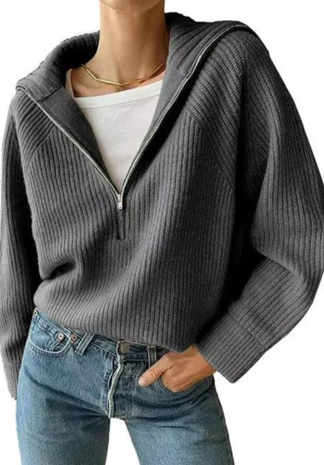 Maglione dal design curato