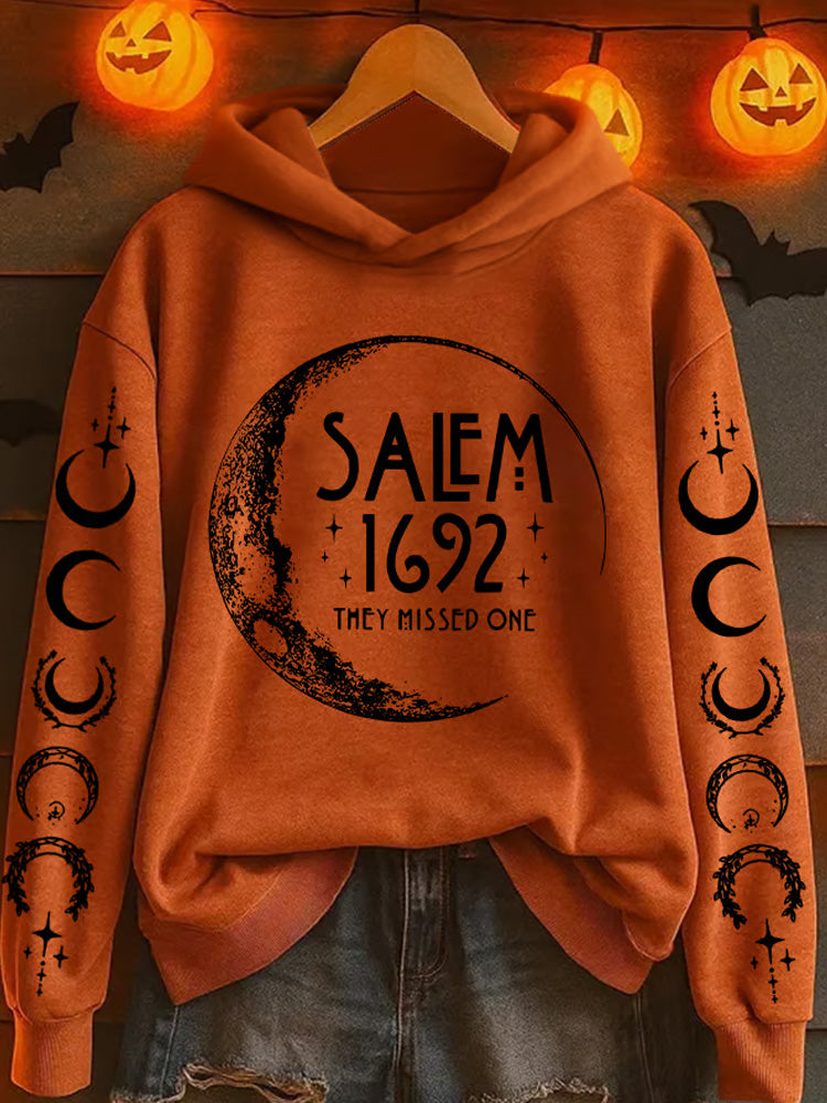 Women's 1692 They Missed One Printed Long Sleeve Hoodie artswardrobe