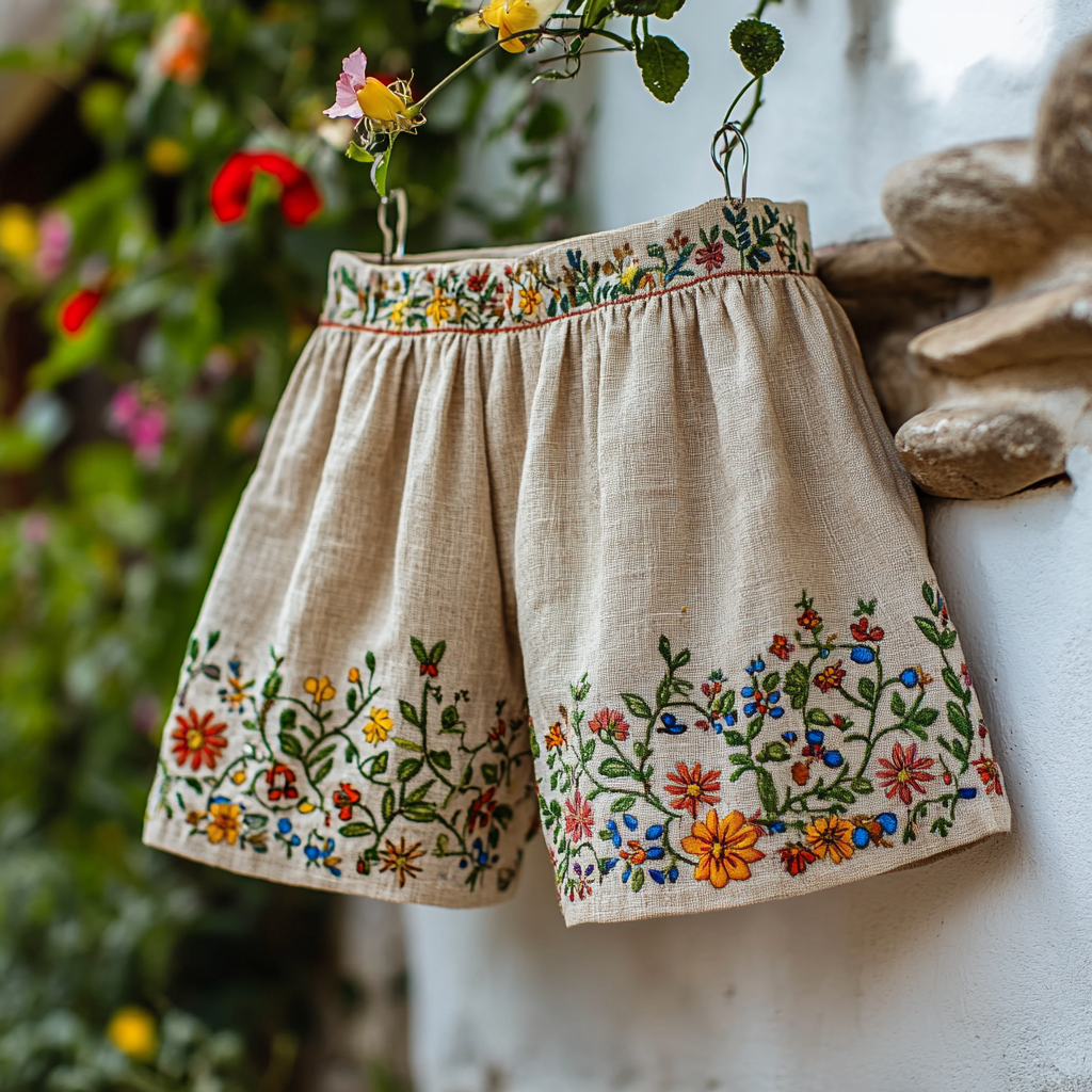 Women's Vacation Bohemian Floral Shorts
