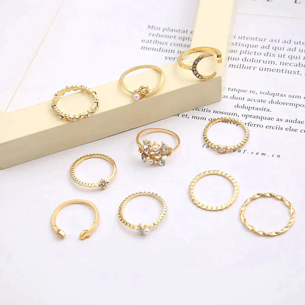Oro Anello affascinante per ogni occasione