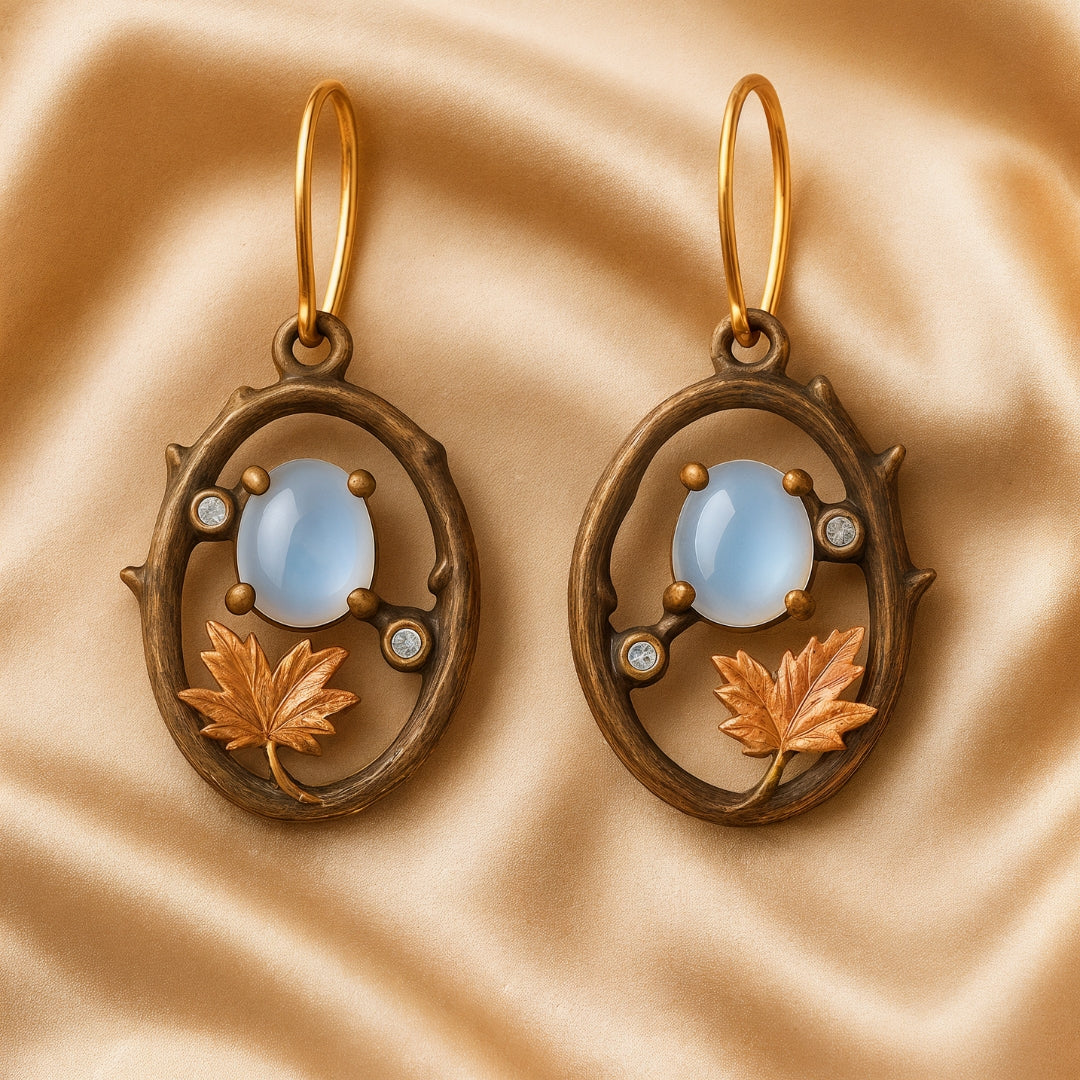 Nature Moonstone Earrings