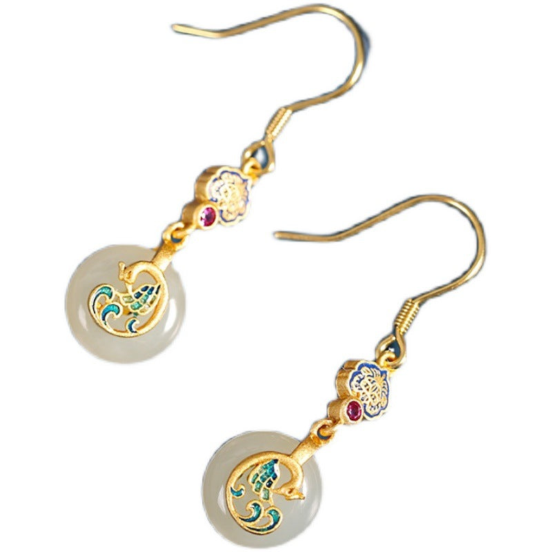 Orecchino artigianale delicato