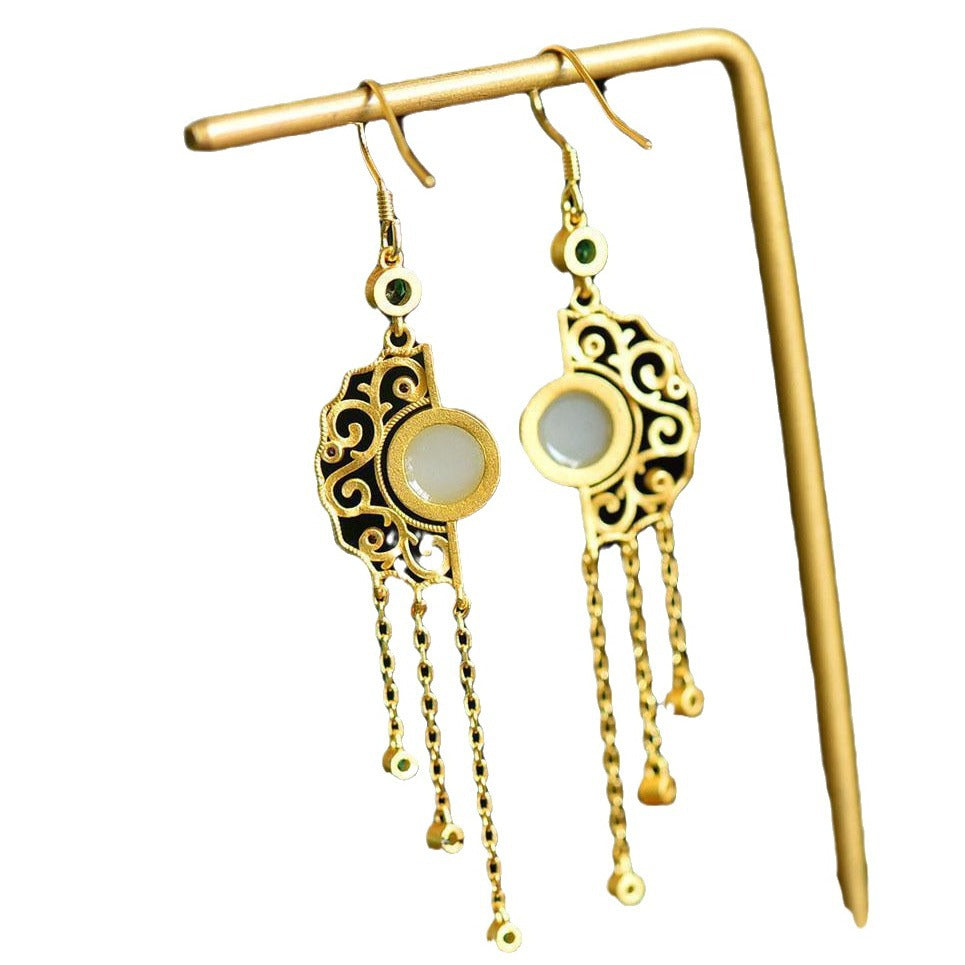 Argento Orecchino vintage fatto a mano