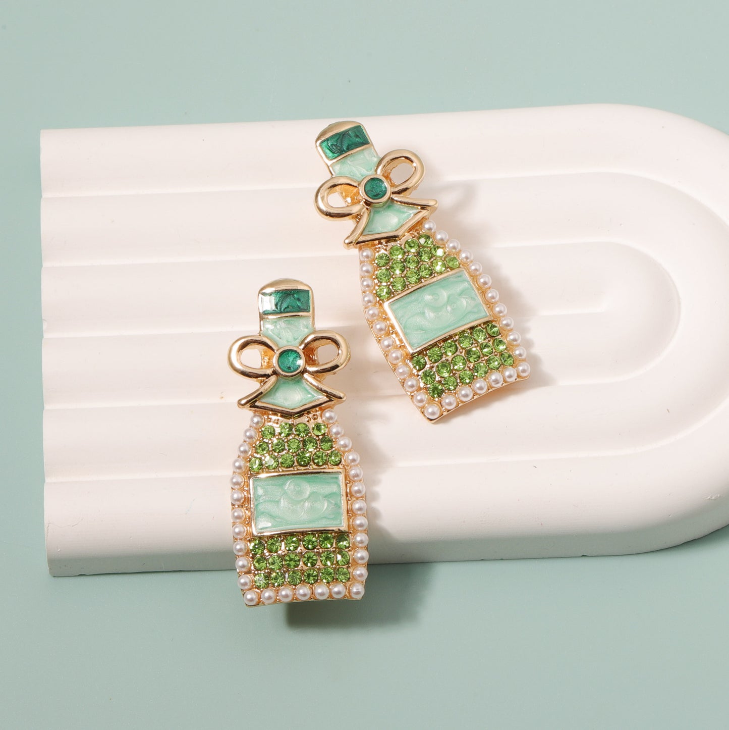 Perla Orecchino vintage fatto a mano