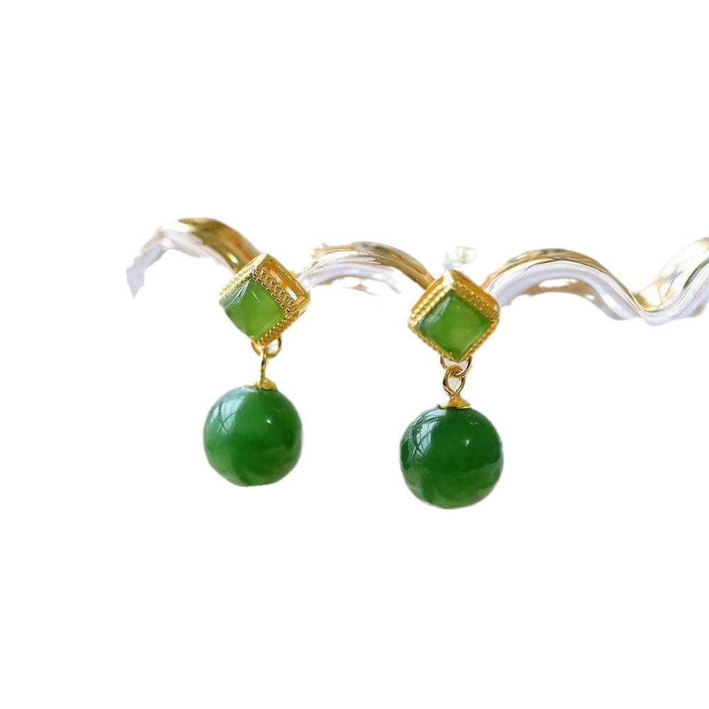 Argento Orecchino artigianale delicato