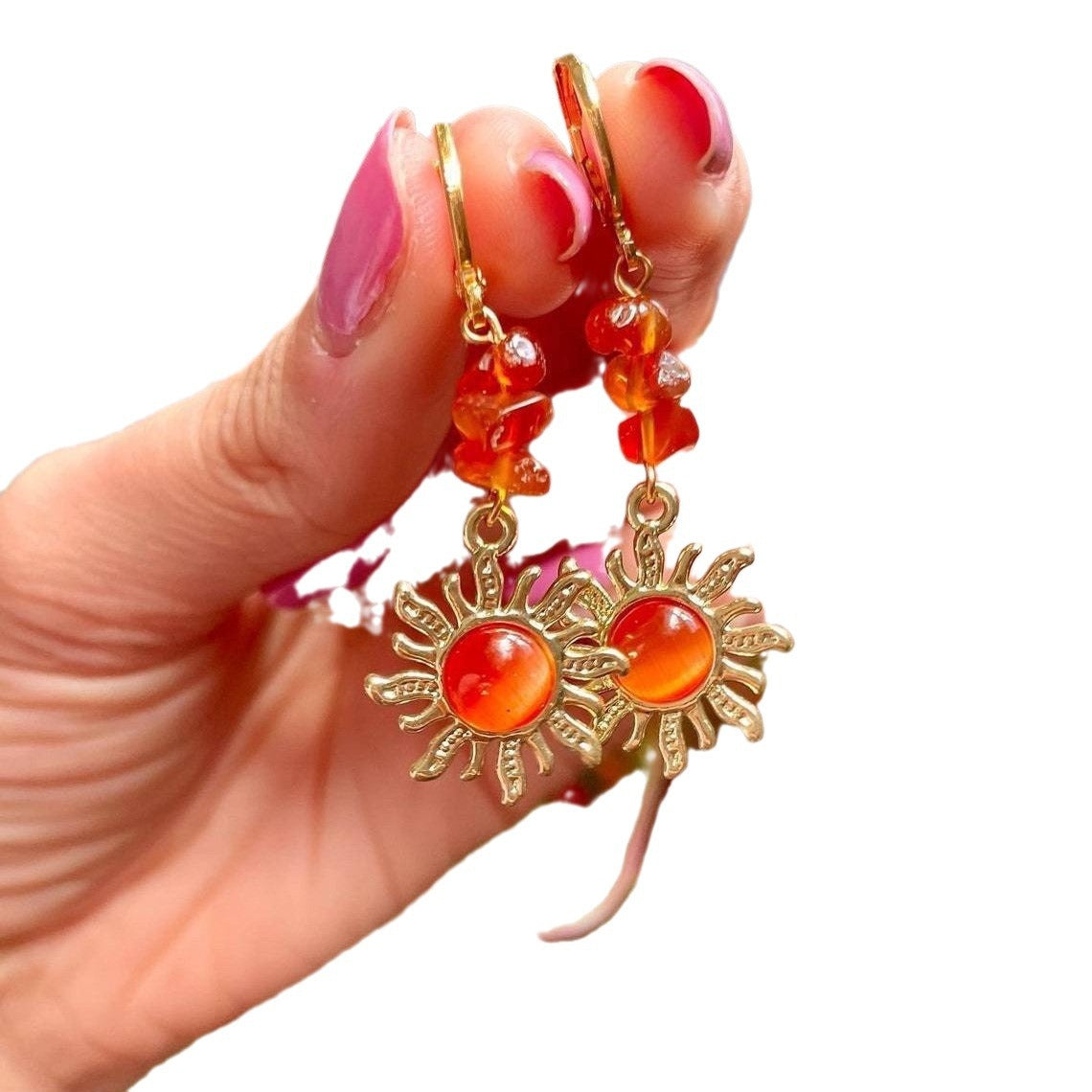 Orecchino vintage fatto a mano