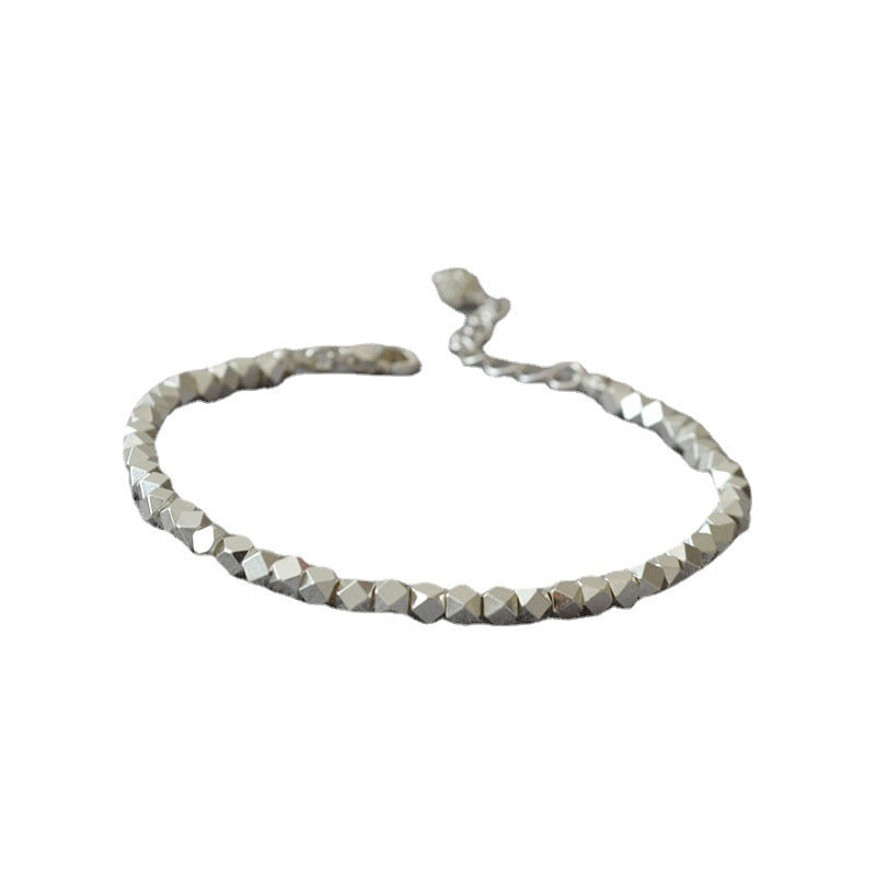 Argento Bracciale bellissimo con stile unico
