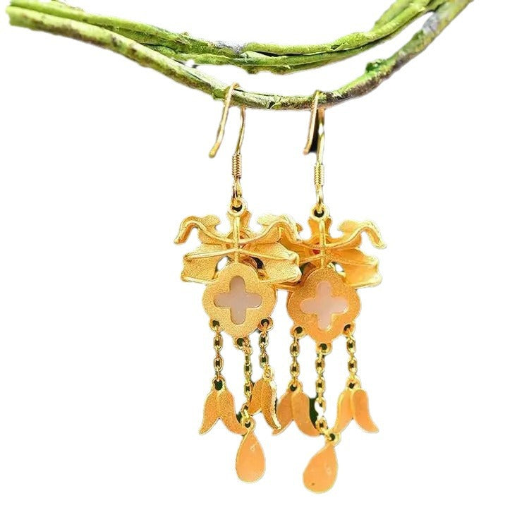 Argento Orecchino vintage fatto a mano