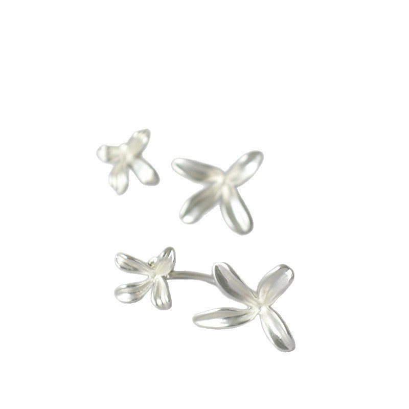 Argento Orecchino bellissimo con stile unico