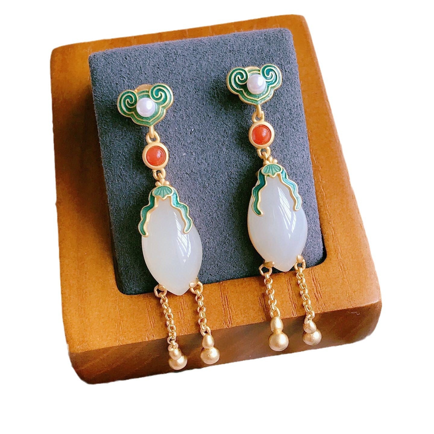 Perla Orecchino bellissimo con stile unico