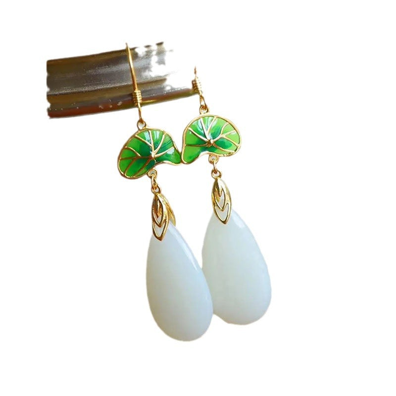 Argento Orecchino bellissimo con stile unico