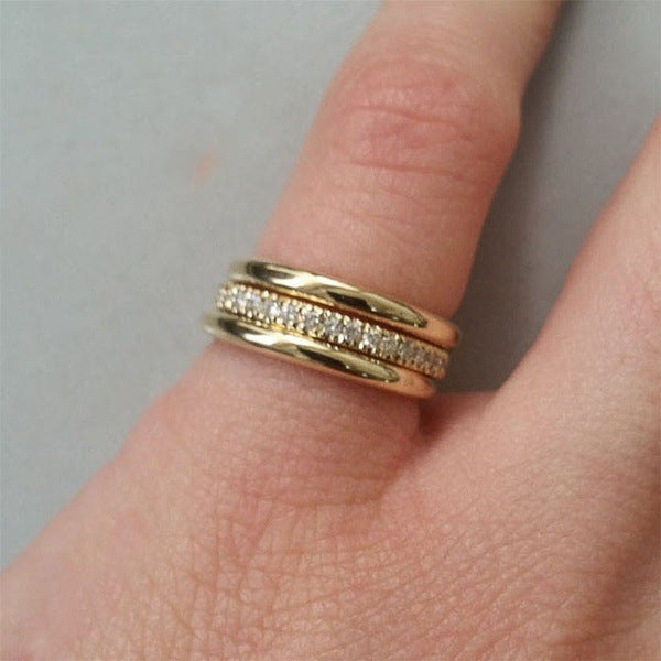 Oro Anello vintage fatto a mano