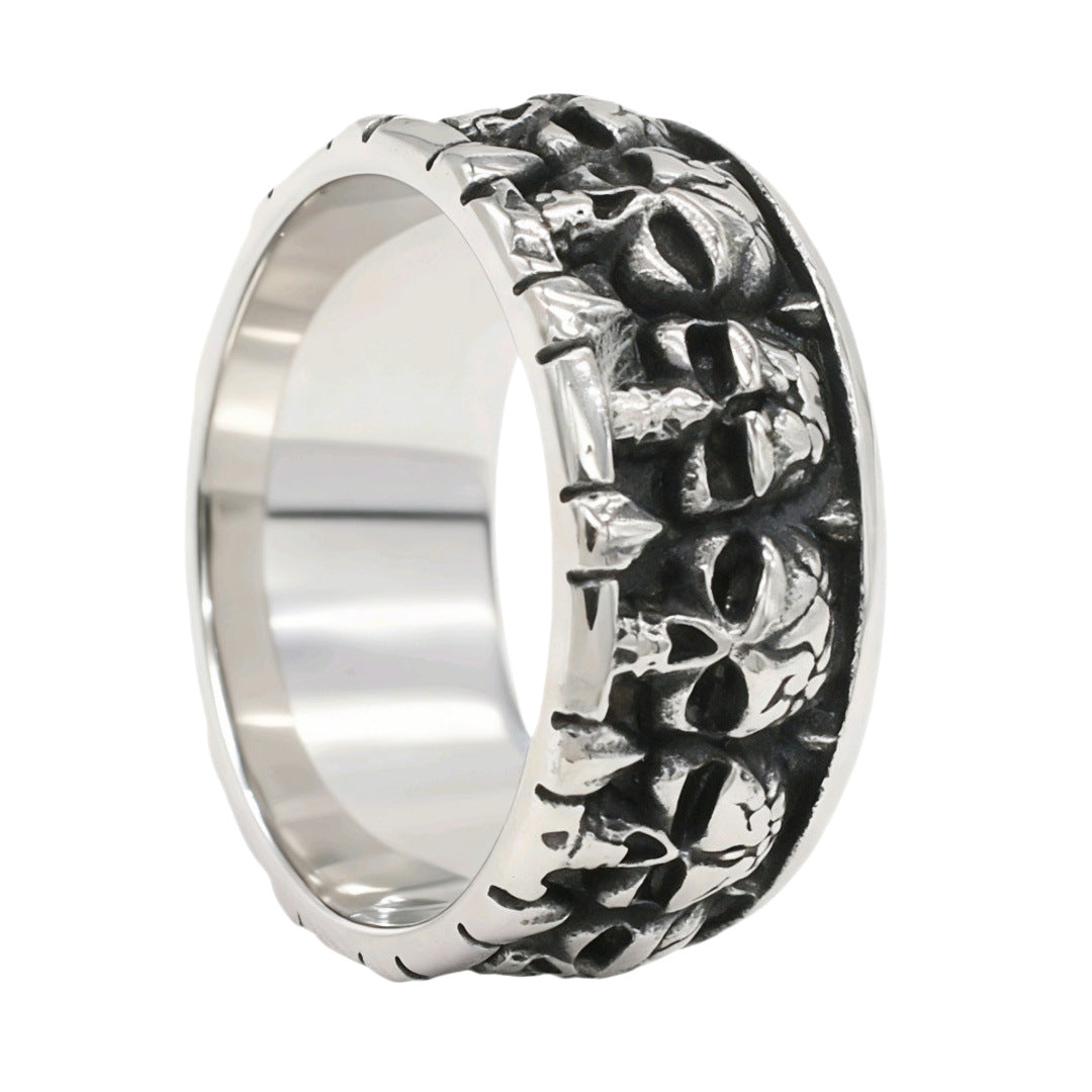 Oro Anello bellissimo con stile unico