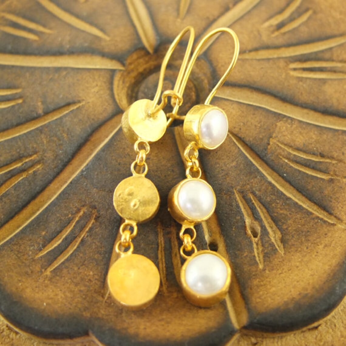 Perla Orecchino bellissimo con stile unico