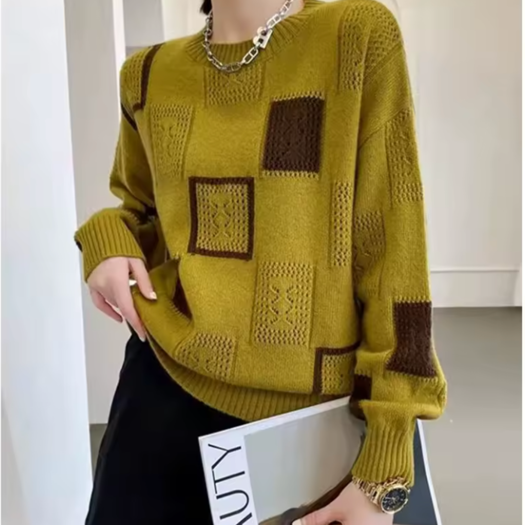 Maglione dal design curato