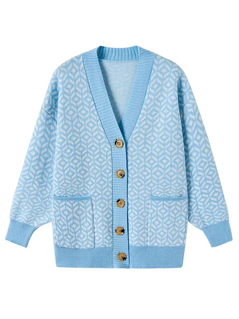 LP | Elegante cardigan in maglia con abbottonatura