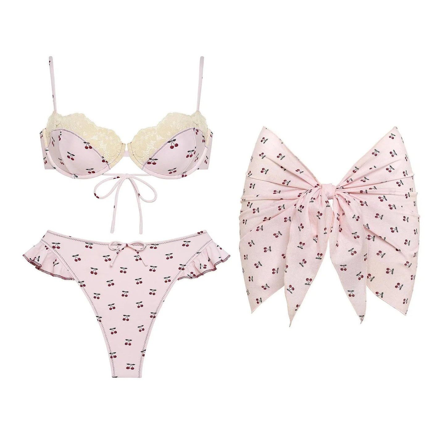 Beautifully Finished Bathing Suit in a Timeless Design