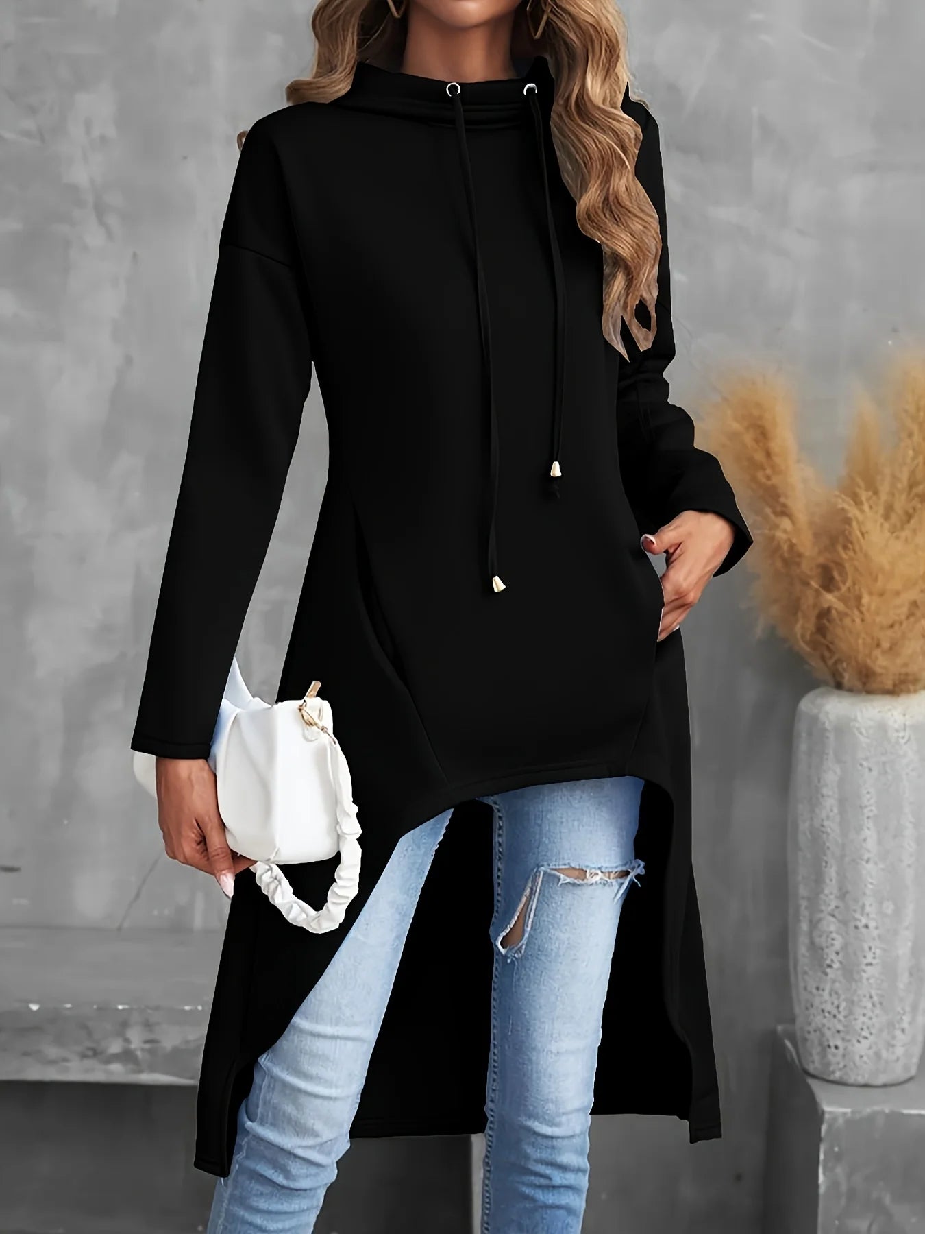 Morbido e sofisticato Felpa con cappuccio