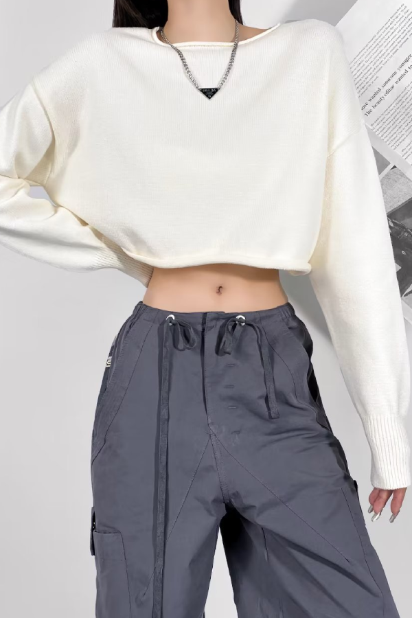Maglione dal design curato