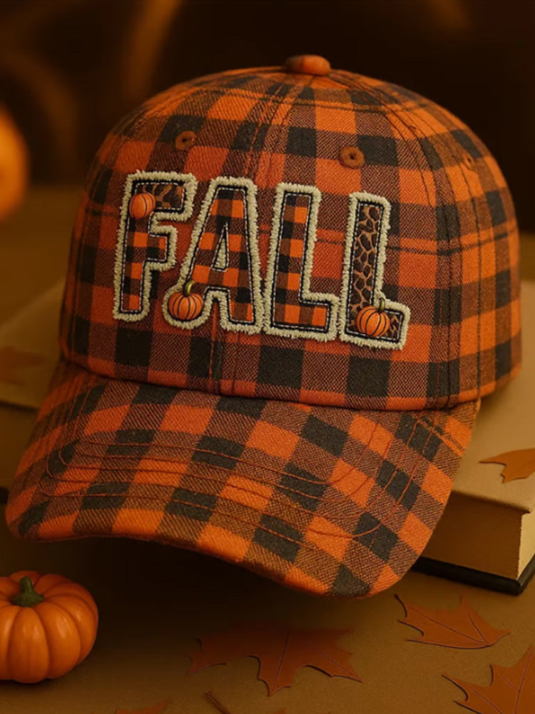 Unisex Fall Maple Leaf Print Hat artswardrobe