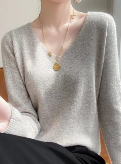 Maglione dal design curato