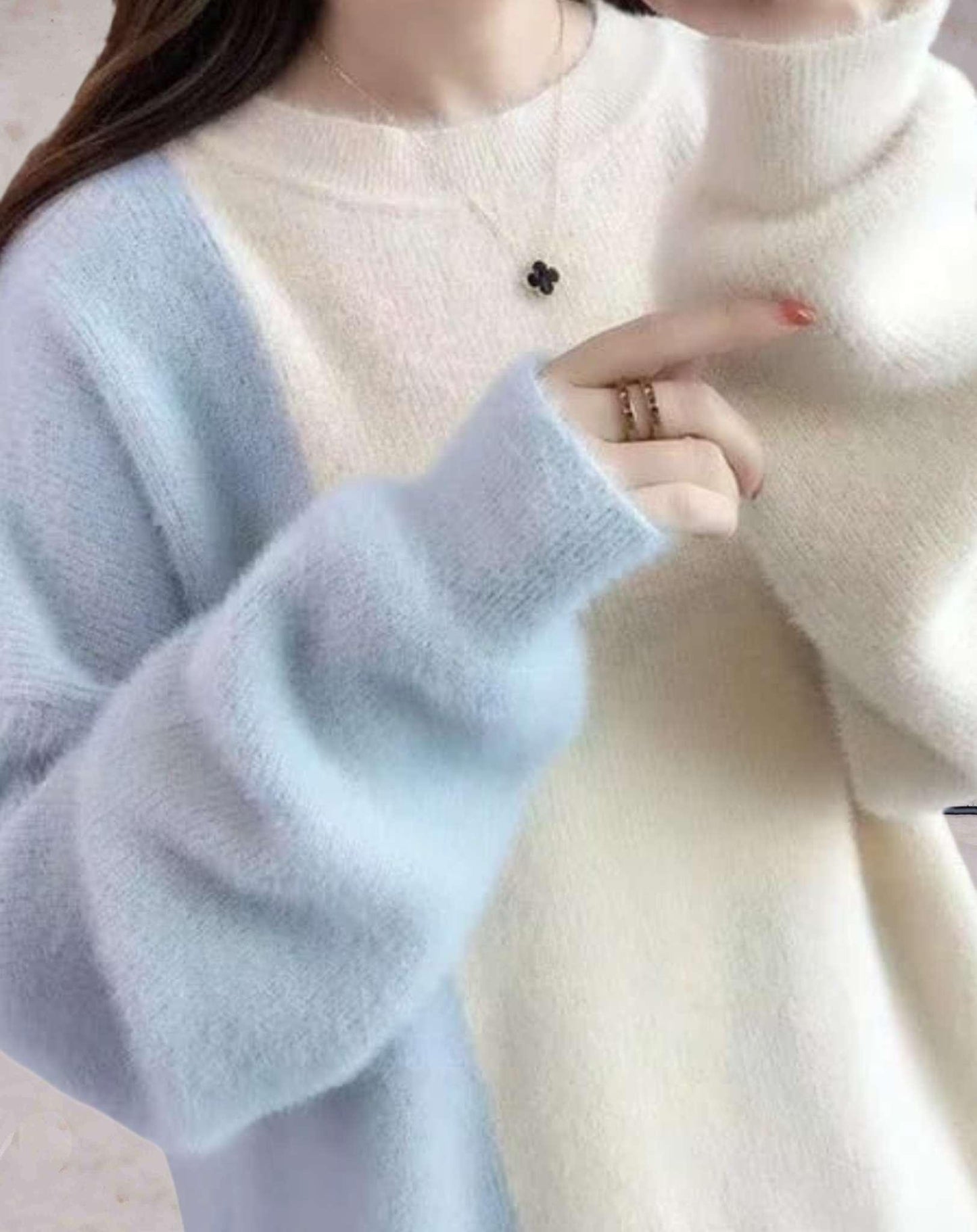 Maglione dal design curato