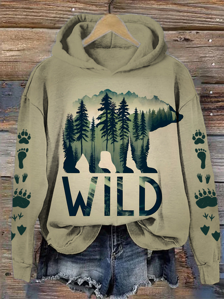 Comstylish Protecting National Parks Awareness Printed Hoodie