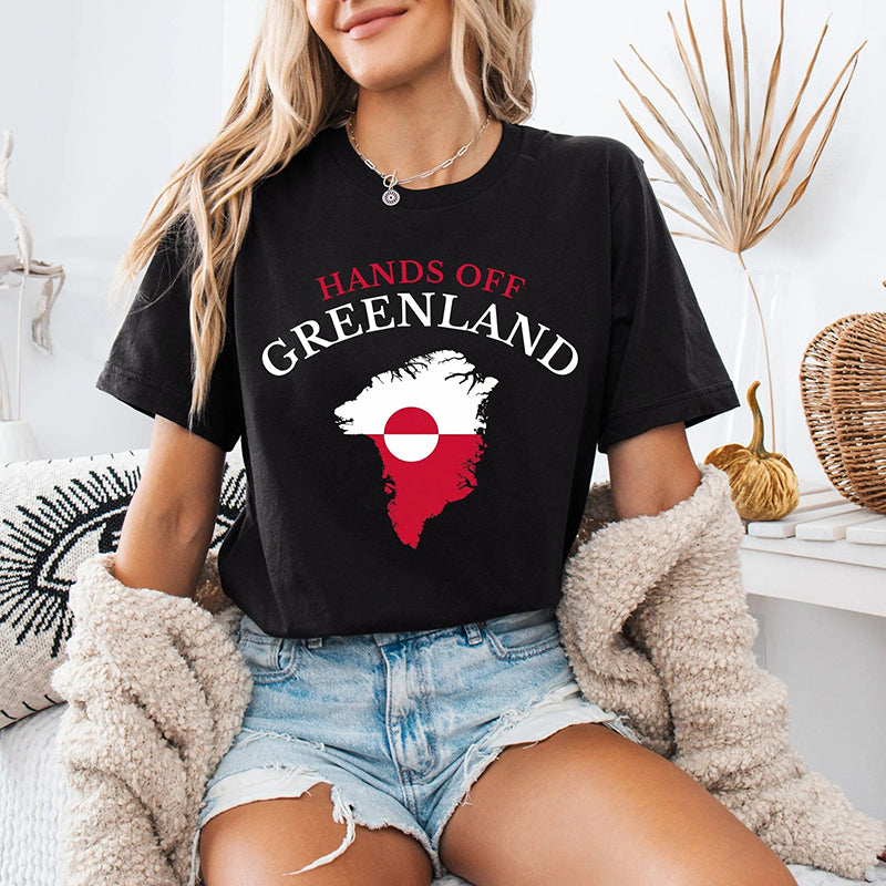 Unisex Hand Off Greenland T-shirt elevenforest