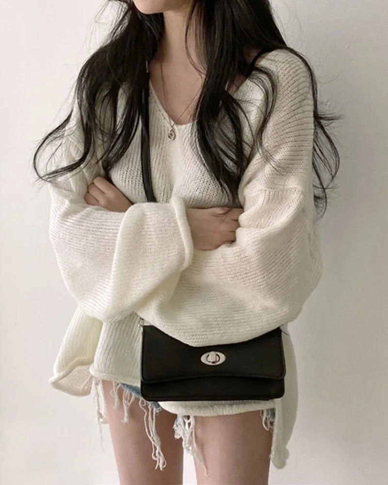 Maglione dal design curato