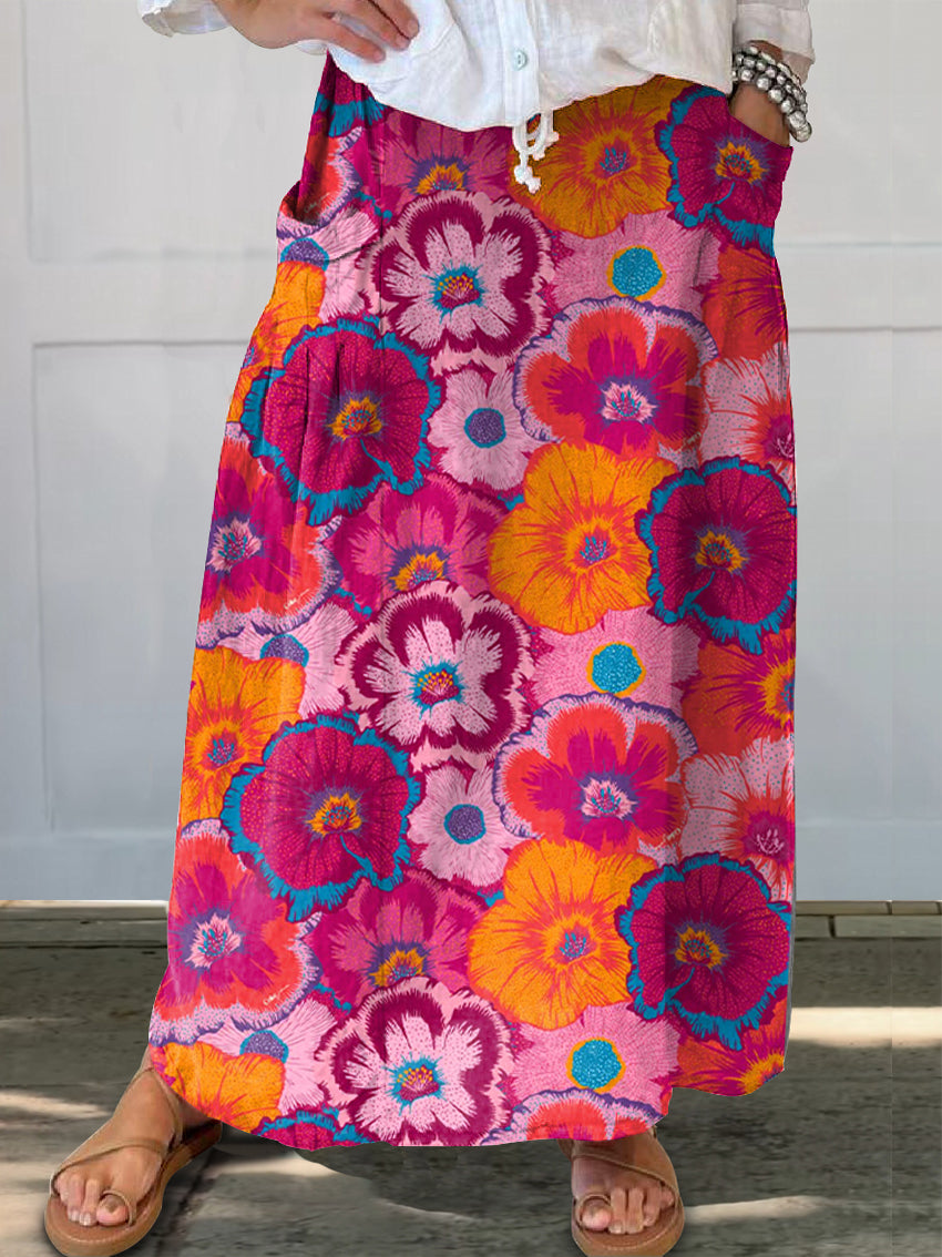 Women's Art Painting Hippie Print Skirt