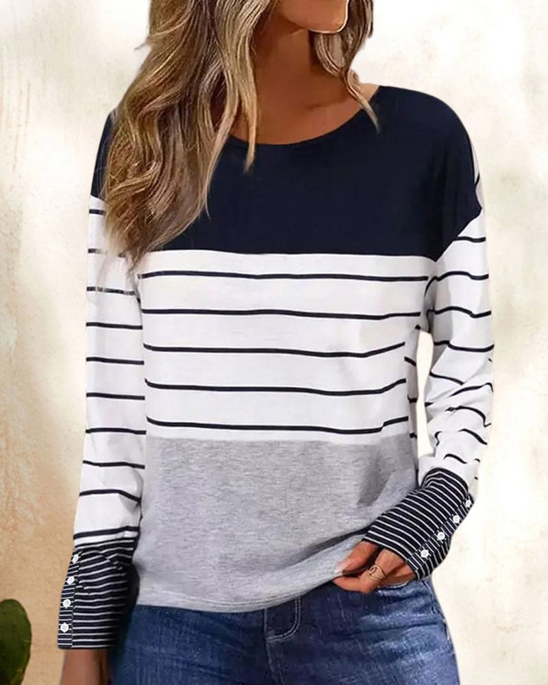 LP | Top con stampa a righe