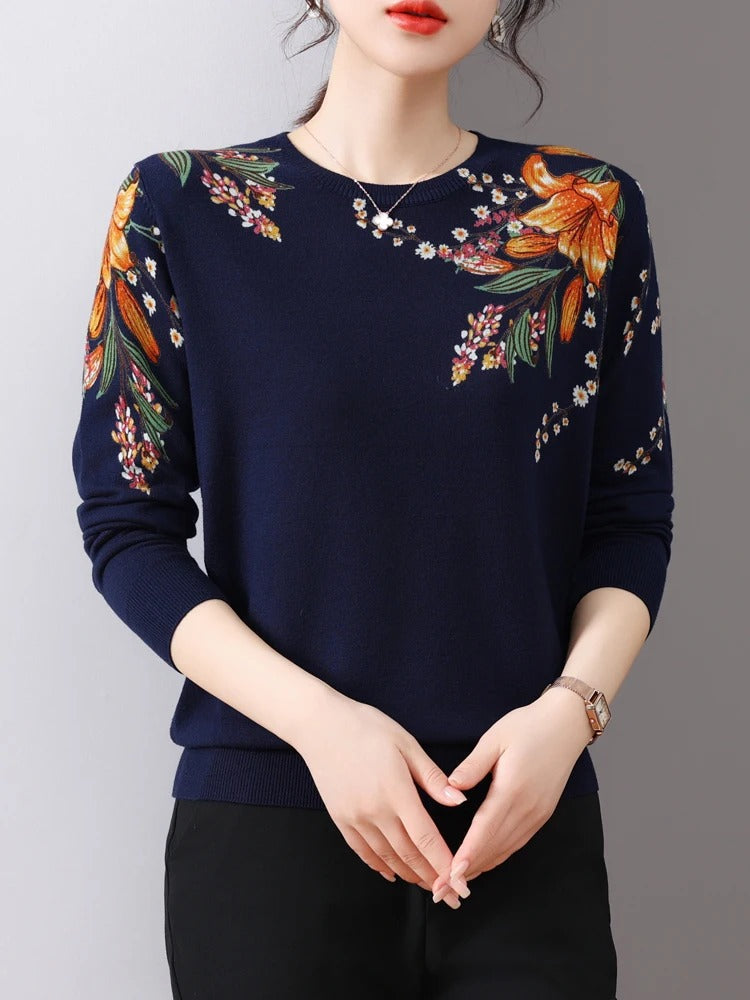 Maglione dal design curato