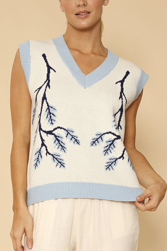 Amelia® | Branch sweater vest