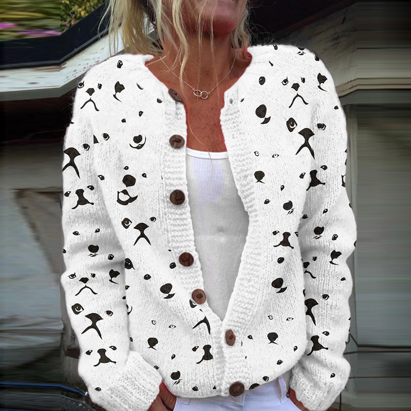 Cardigan dal design curato