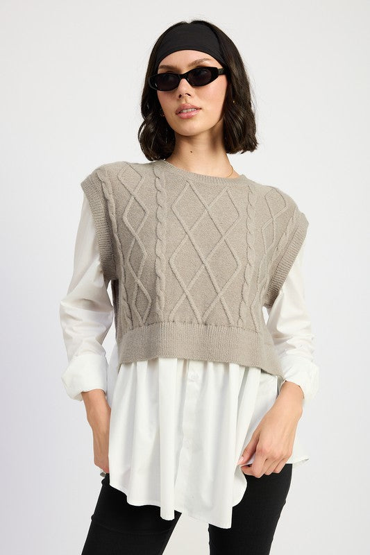 Maglione dal design classico