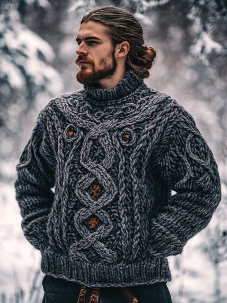 Maglione dal design curato